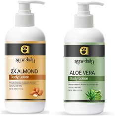 Combo of Almond & Aloevera Body Lotion